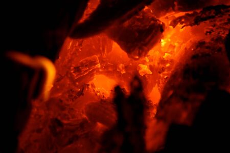 Campfire Flamesの写真素材