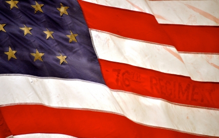 flag - 76th regimentの写真素材