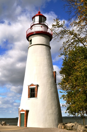 Marblehead Lighthouse - Ohioの写真素材
