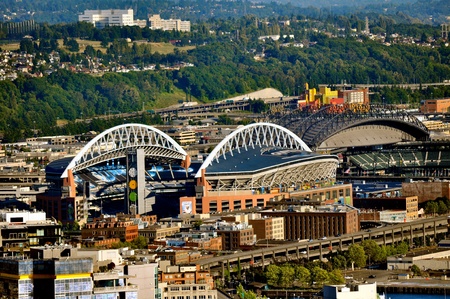 Seattle skyviewのeditorial素材