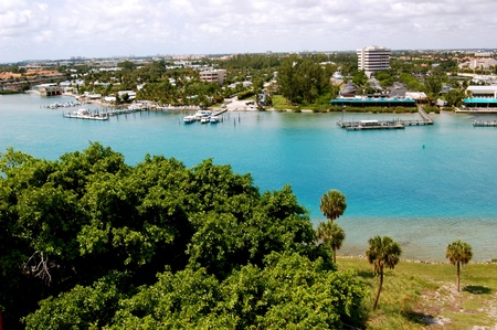 Jupiter Florida Aerial Viewの写真素材