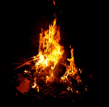 Fire Backgroundの写真素材