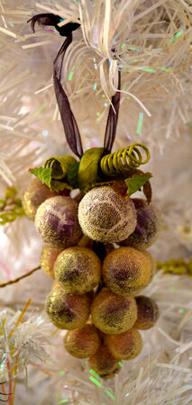 Christmas ornaments and holiday decorationsの写真素材