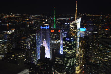 Empire State Building in New York Cityのeditorial素材