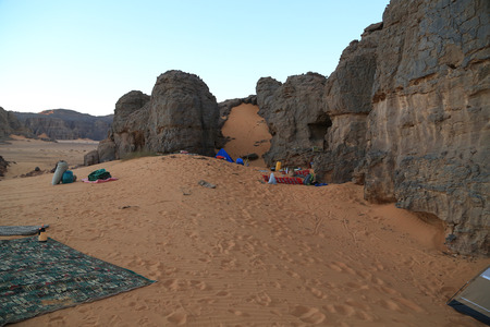 Travel to saharaの写真素材