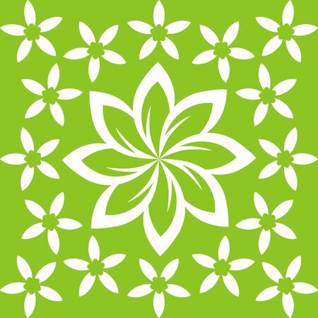 flowers pattern design vector illustrationのイラスト素材
