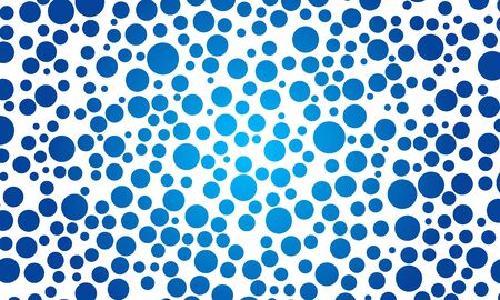 blue circle dots design vector background	のイラスト素材