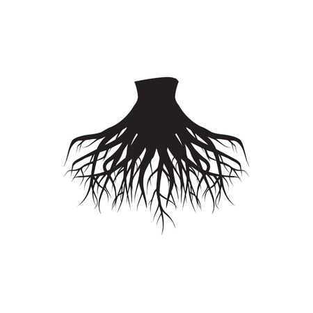 dead roots dry icon vector on white backgroundのイラスト素材