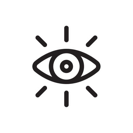 vision icon design vector illustrationのイラスト素材