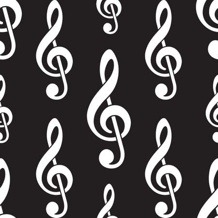 pattern clef music note design vectorのイラスト素材