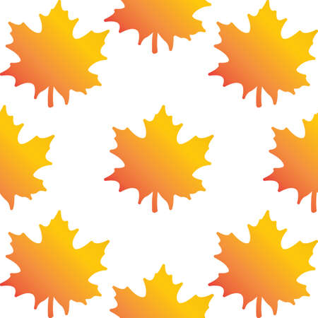 maple leaf pattern design vectorのイラスト素材