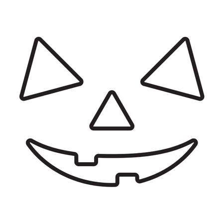 line icon smiley face design vector illustrationのイラスト素材