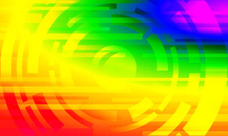 optical lens rainbow color vector background.のイラスト素材