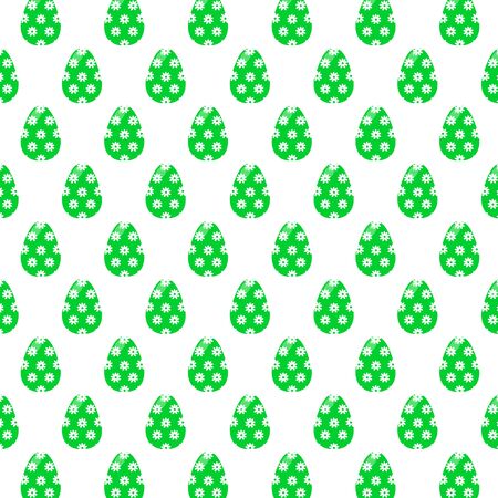 Easter colorful eggs vector pattern illustration backgroundのイラスト素材