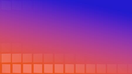 Blue-orange background with tiles, useful for many applications (3d rendering)の写真素材