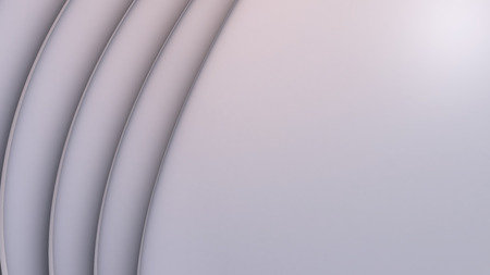 Abstract Background with layered Hemispheres (3d Rendering)