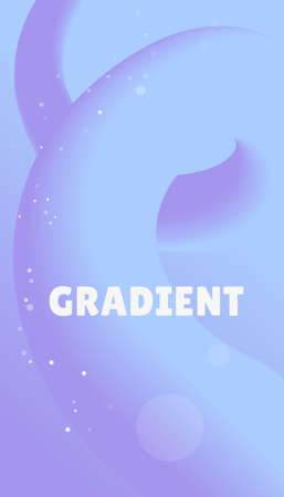 Abstract background with 3d twisted blended curve. Stylish gradient template for web, covers, flyers. Vector modern concept. violet-blue coloured shape.のイラスト素材
