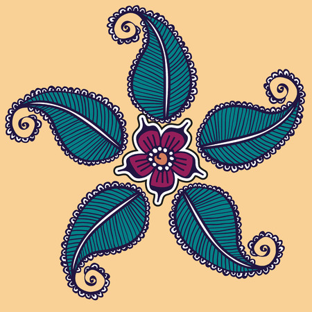 bright colored floral background for your designのイラスト素材