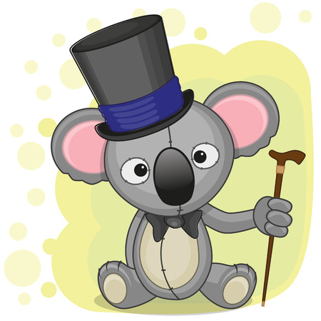 Greeting card Koala in hat
のイラスト素材