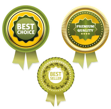 Premium Quality and Best Choice Label / Bestseller label . Eps 10のイラスト素材