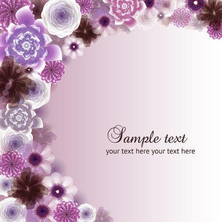 Vector Floral Backgroundのイラスト素材