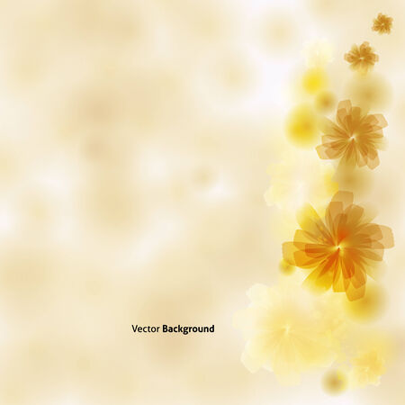 Floral abstract backgroundのイラスト素材