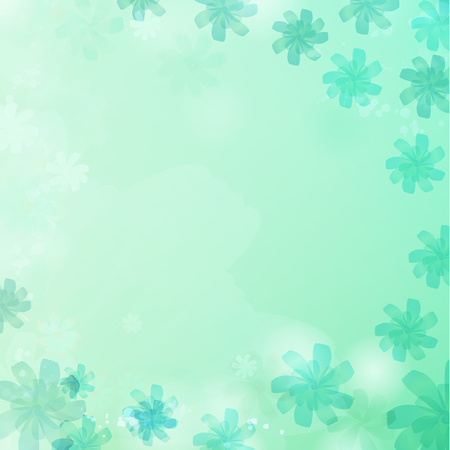 Floral abstract backgroundのイラスト素材
