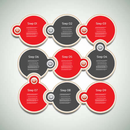 Vector Progress Background   Product Choice or Version のイラスト素材