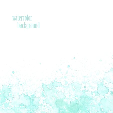 Watercolor background for layout. Vector blue splashes. eps 10のイラスト素材