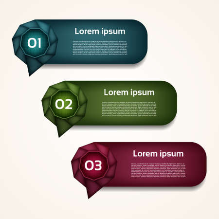 Modern infographics options banner. Vector illustration. can be used for workflow layout, diagram, number options, web design, prints.のイラスト素材