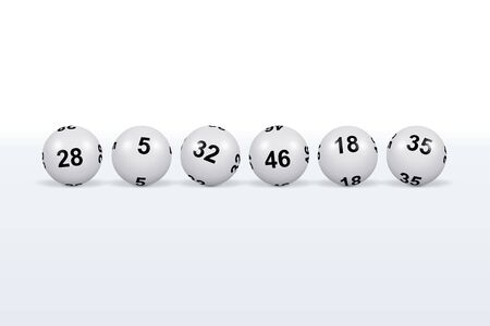 Lottery, Bingo, Loto Illustrationの写真素材