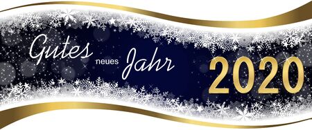 Greeting Card Happy New Year wishes 2020