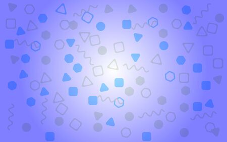 Memphis geometric shape advertising design backgroundのイラスト素材