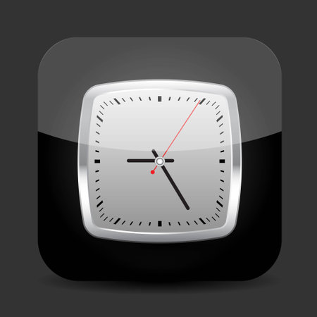 Clock app iconのイラスト素材