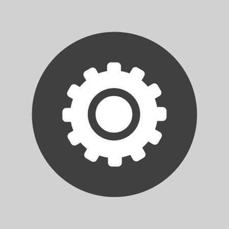 Gears settings sign icon. mechanism symbol.のイラスト素材