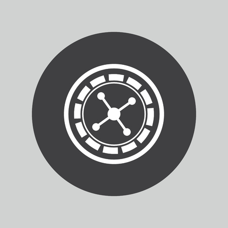 roulette buttonのイラスト素材