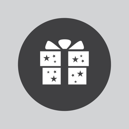 Gift box icon - Present buttonのイラスト素材