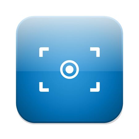 Autofocus icon. Photo camera settings
