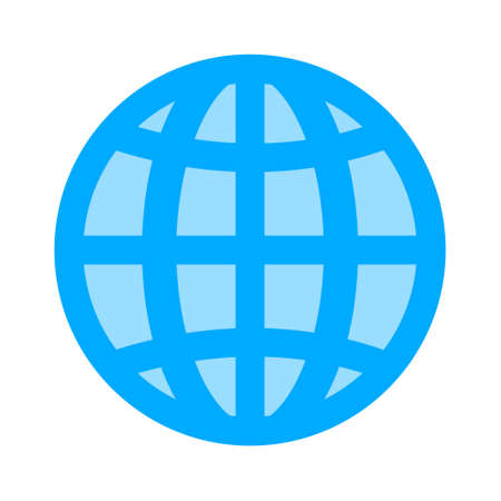 vector Global world icon - business concept, earth abstract sign symbolのイラスト素材