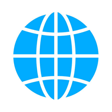 vector Global world icon - business concept, earth abstract sign symbolのイラスト素材