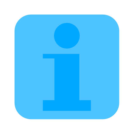 Information sign symbol, info icon isolatedのイラスト素材