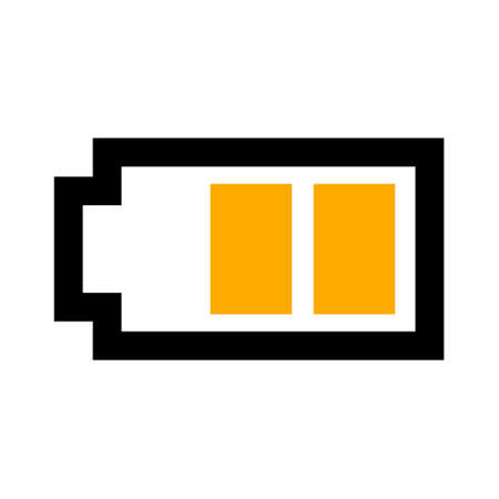 vector Battery charging - power Battery illustration, electricity symbol - energy signのイラスト素材