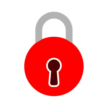 Lock sign icon. Locker symbol.のイラスト素材