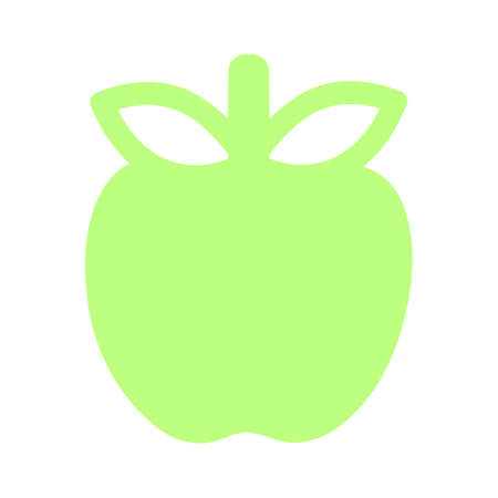 apple iconのイラスト素材