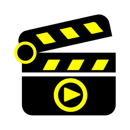 Clapboard iconのイラスト素材