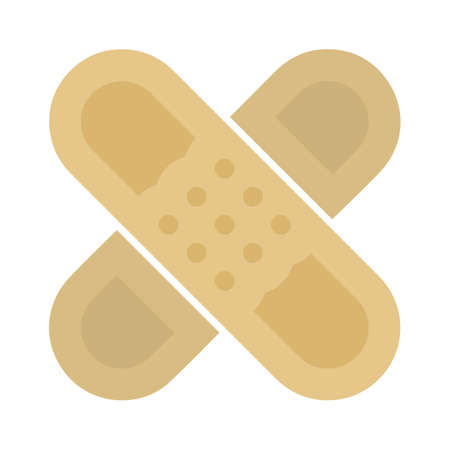 Adhesive; aid iconのイラスト素材