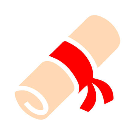 certificate iconのイラスト素材