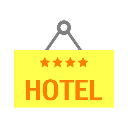 hotel iconのイラスト素材