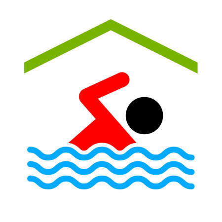swimming iconのイラスト素材