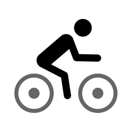 bicycle iconのイラスト素材